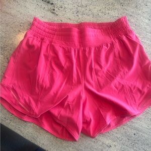 Lululemon Athletica Pink Athletic Shorts Lightweight Performance